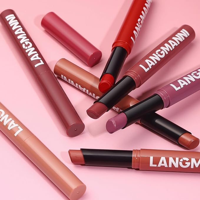 Jolilab 3 Pcs Velvet Matte Lipstick Nude Matte Soft Dark Color Stick Waterproof Long-Lasting Non-Stick Cup High Pigmented Lip Stick Lip Balm Beauty Cosmetics Gift for Girls(01#+02#+03#