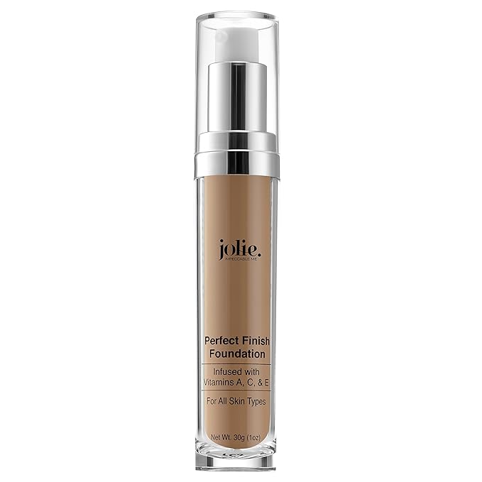 Jolie Perfect Finish Liquid Foundation Makeup SPF 15 Oil Free (MW3)-VeraVaultWomen