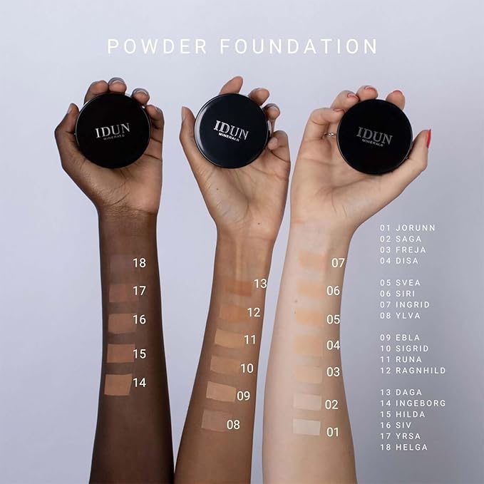 Mineral Powder Foundation - Longwear, Lightweight, Smooth Powder Formula - Blurring, Skin-Perfecting Finish - Vegan and Cruelty Free Formula - 025 Siv - 0.25 oz-VeraVaultWomen