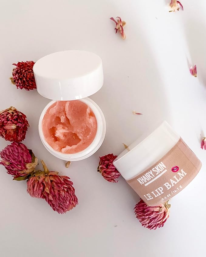 100% Natural Lip Balm and Lip Scrub Duo - Intensive Lip Care Therapy for Dry and Chapped Lips - Made with Cranberry Butter - 100% Vegan-VeraVaultWomen