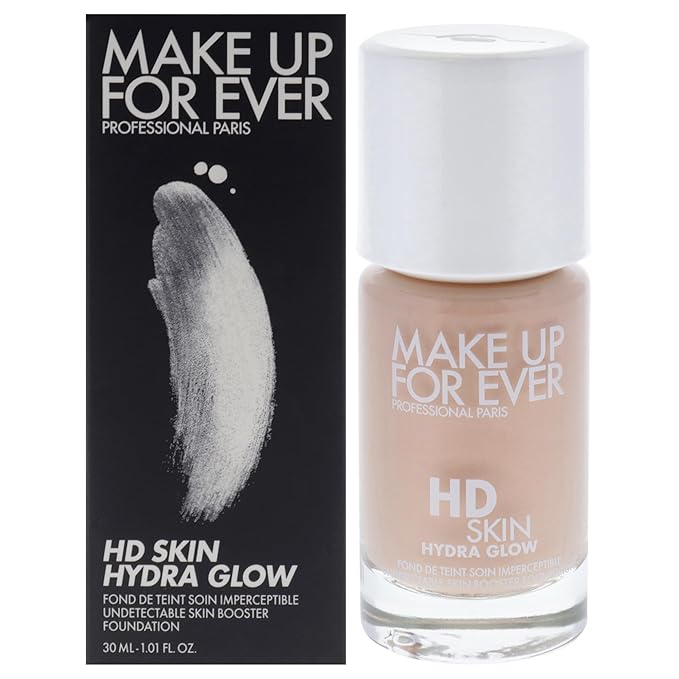 HD Skin Hydra Glow - 1R12 Cool Ivory by Make Up For Ever for Women - 1 oz Foundation-VeraVaultWomen