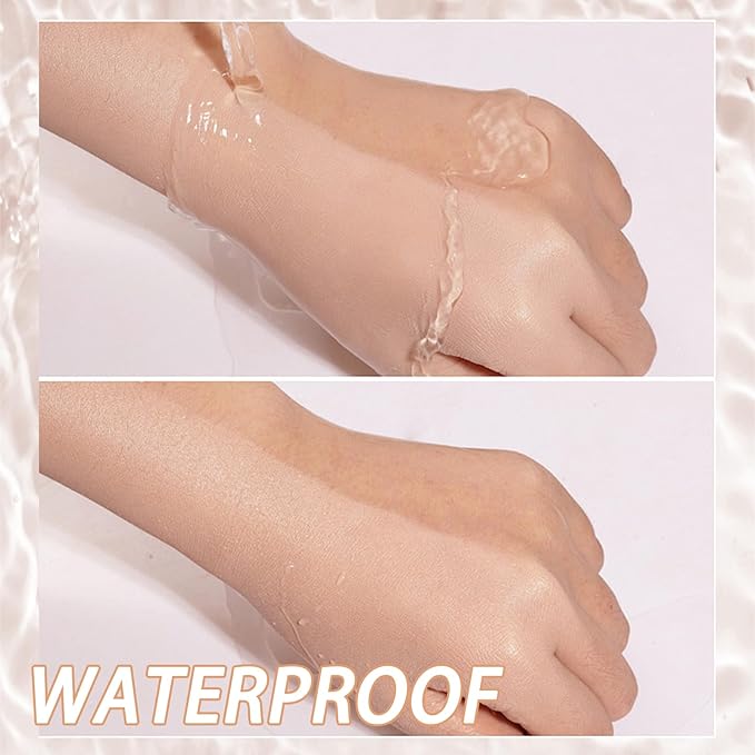Concealer Moisturizing Gradient Foundation, Lightness Oil Control Long Lasting Waterproof Full Coverage Color Correcting Foundation-VeraVaultWomen