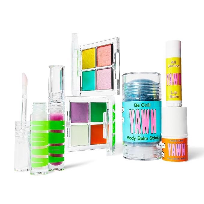 Makeup & Skincare for Kids Backpack Essentials Kit | Made in the USA | Tinted Lip Balm and Face Multi-Stick, and Universal Body Balm Stick | Non-Toxic, Gentle Ingredeints | For Kids 3+-VeraVaultWomen