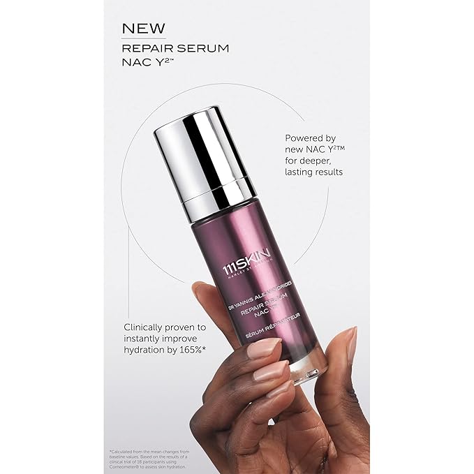 111Skin Repair Serum NAC Y2 | Reduces Redness & Fights Free Radicals| Reinforces Skin Barrier | Combats Early Signs of Aging (1 fl oz)-VeraVaultWomen