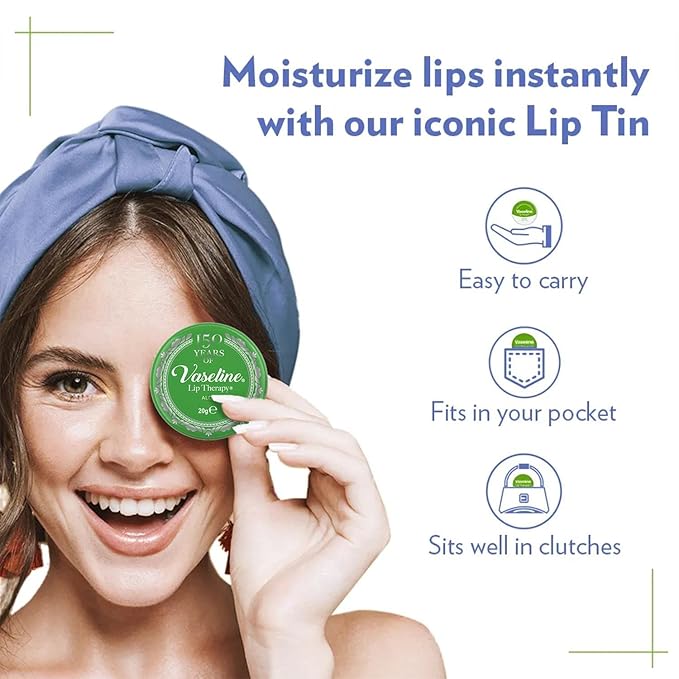 12 x Vaseline Lip Therapy Aloe Vera 20g-VeraVaultWomen