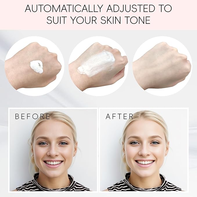 Color Changing Foundation Liquid, Skintone Matching Foundation, Full Coverage, Long Lasting, Lightweight Coverage, Oil Free and Silicon Free, Double Wear, Lightening, Sweat and Water Resistant-VeraVaultWomen