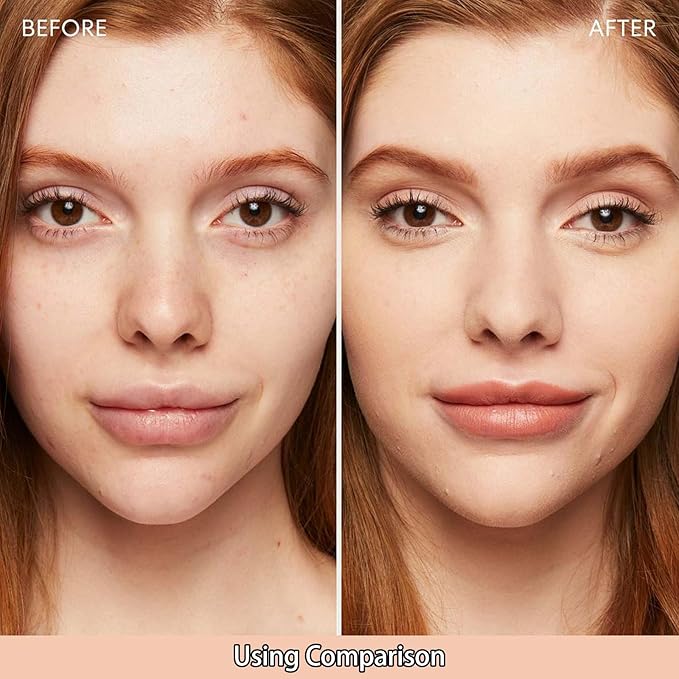 Concealer Moisturizing Gradient Foundation, Lightness Oil Control Long Lasting Waterproof Full Coverage Color Correcting Foundation-VeraVaultWomen