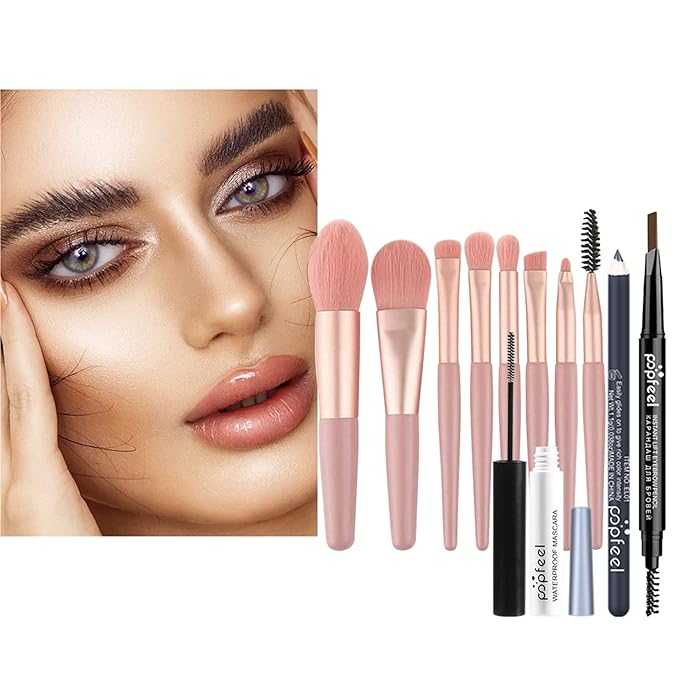 Makeup Kit for Women, Eyeshadow Makeup Gift Set for Teen Girls, Eyebrow Eye Shadow Makeup Kit with 40 Colors Eyeshadow Palette, Mascara, Eyeliner, Eye Brow Pencil, Eye Brush-VeraVaultWomen