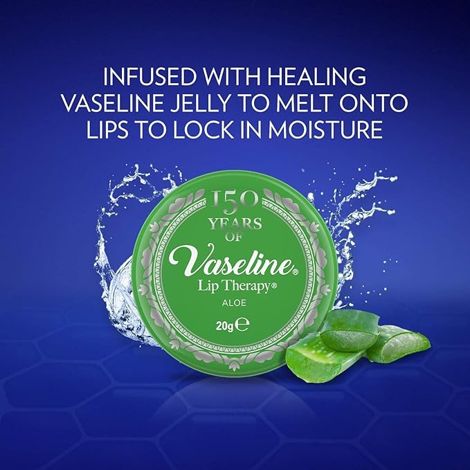 12 x Vaseline Lip Therapy Aloe Vera 20g-VeraVaultWomen