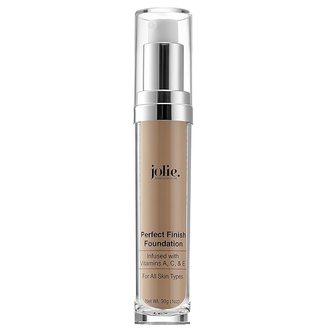 Jolie Perfect Finish Liquid Foundation Makeup SPF 15 Oil Free (MW2)-VeraVaultWomen