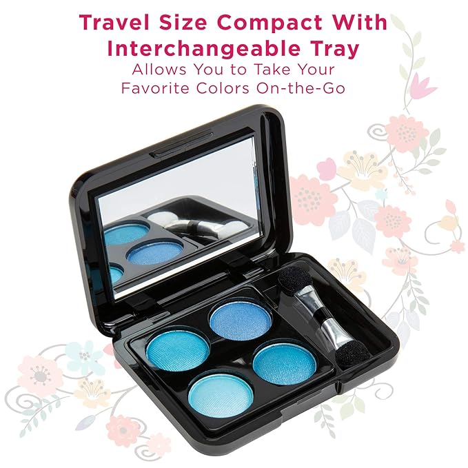 Makeup Kit Set - 32 Eye Shadows 6 Lip Glosses 2 Lip Gloss Wands 2 Lipsticks 1 Face Powder Duo 1 Blush Powder Duo 1 Mascara - Case with Carrying Handle-VeraVaultWomen