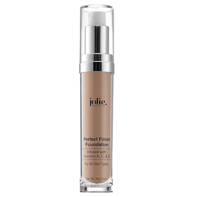 Jolie Perfect Finish Liquid Foundation Makeup SPF 15 Oil Free (LC2)-VeraVaultWomen