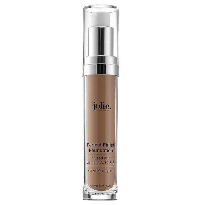 Jolie Perfect Finish Liquid Foundation Makeup SPF 15 Oil Free (MW4)-VeraVaultWomen