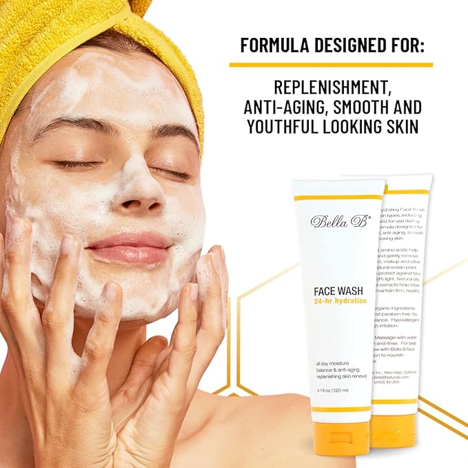 Bella B Bundle - Face Wash 4.1oz and Face Lotion 3.4oz-VeraVaultWomen
