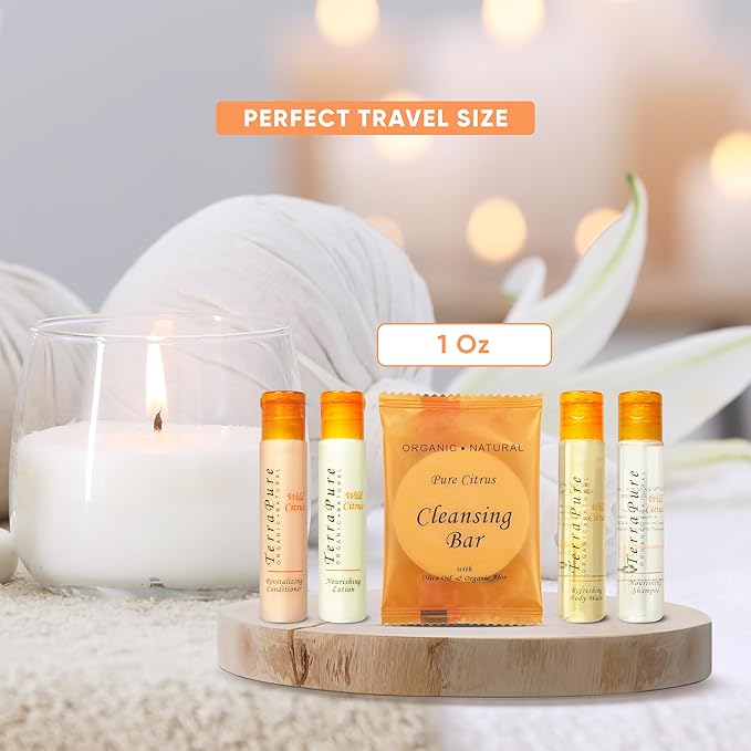 Terra Pure Wild Citrus | 1 oz. Liquids and 1 oz. Bar Soaps | 1-Shoppe All-In-Kit-VeraVaultWomen