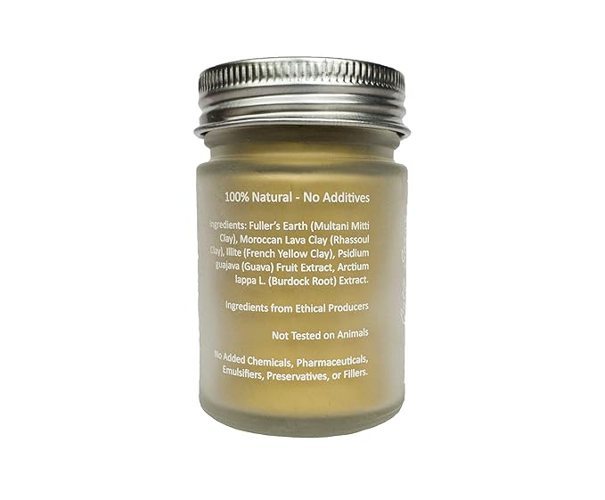 100% Natural Vitamin B Clay Exfoliating Face Mask 120g All Clay & No Water-VeraVaultWomen