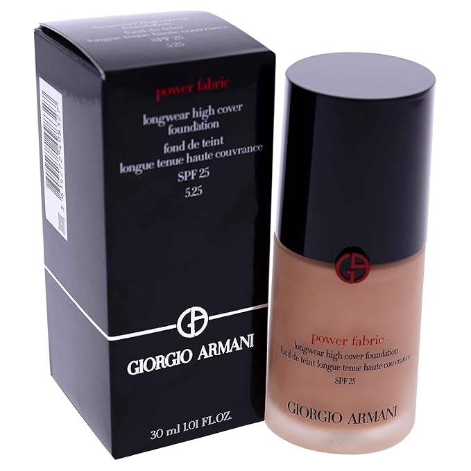 Power Fabric Longwear High Cover Foundation SPF 25-5.25 by Giorgio Armani for Women - 1 oz Foundation-VeraVaultWomen