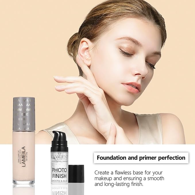 Makeup Kits Makeup Kit for Women Full Kit Makeup Set for Women Foundation Face Primer Eyeshadow Concealer Lipstick Makeup Bag Makeup Sets for Teens-VeraVaultWomen