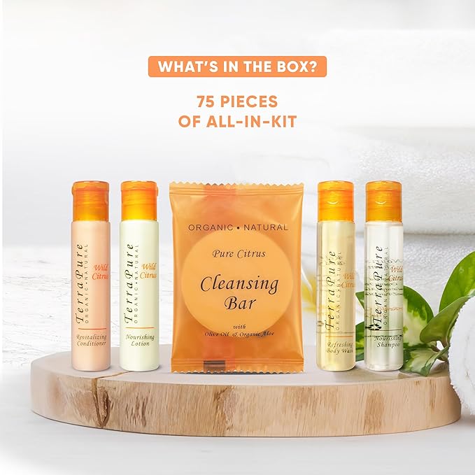 Terra Pure Wild Citrus | 1 oz. Liquids and 1 oz. Bar Soaps | 1-Shoppe All-In-Kit-VeraVaultWomen