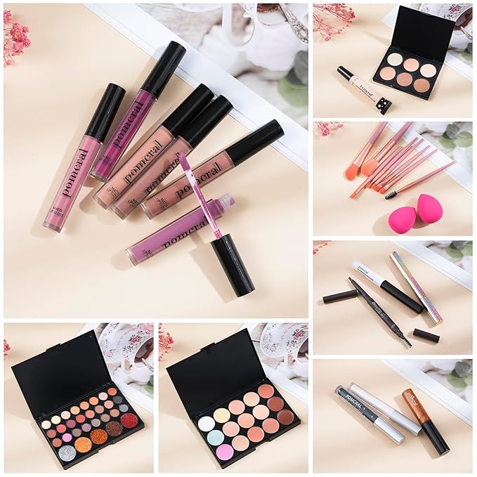 Makeup Kit,Makeup Set For Women Full Kit,Professional Make up Kit For Beginners,Makeup Gift Set For Women,Makeup Sets for Girls,Makeup Kit For Teens-VeraVaultWomen