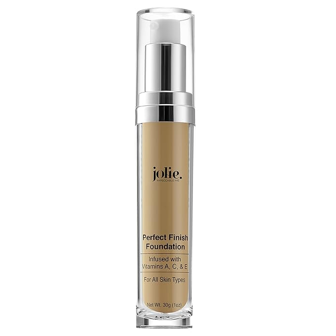 Jolie Perfect Finish Liquid Foundation Makeup SPF 15 Oil Free (MW1)-VeraVaultWomen