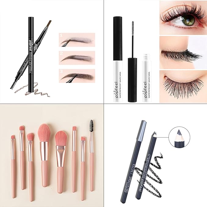 Makeup Kit for Women, Eyeshadow Makeup Gift Set for Teen Girls, Eyebrow Eye Shadow Makeup Kit with 40 Colors Eyeshadow Palette, Mascara, Eyeliner, Eye Brow Pencil, Eye Brush-VeraVaultWomen