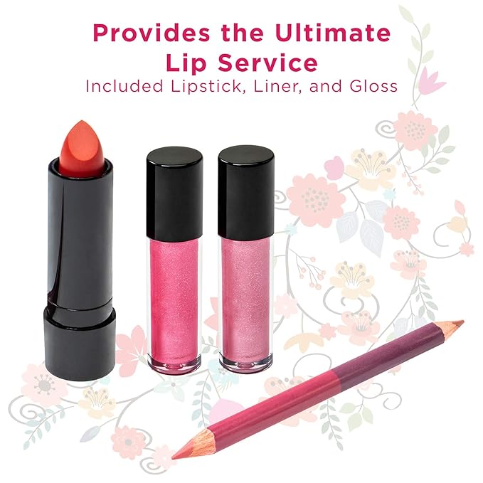 Makeup Kit Gift Set - 41 Eye Shadows, 7 Body Glitters, 1 Lip Liner Pencil, 1 Lipsticks, 4 Blushs, Eye liner pencil, 5 Concealers, 2 Lip Gloss, 5 Bronzers, Mirror-VeraVaultWomen