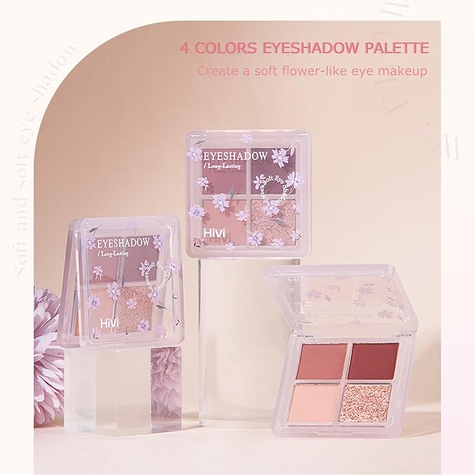 Makeup Kit for Girls, 8 Pieces Makeup Set, Include 4 Color Lipsticks and Eyeshadow, Eyebrow Pencil, Concealer, Blush Palette, Ideal Gift for Girls-VeraVaultWomen