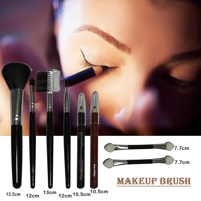 118 Colors Makeup Kit All-in-one Makeup Set, Cosmetic-Gift for Women -Include Makeup Brush Set, Eyeshadow Palette, Brow Powder, Eyebrow Pencil, Lip brush -(Multicolor 101)-VeraVaultWomen