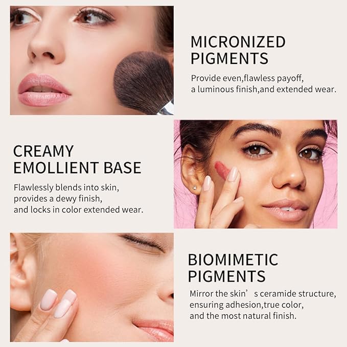 MAEPEOR Matte Face Blush 8 Colors Lightweight Natural Look Face Blush Long-Lasting and Highly Pigmented Powder Blush for Cheeks (Color 01)-VeraVaultWomen