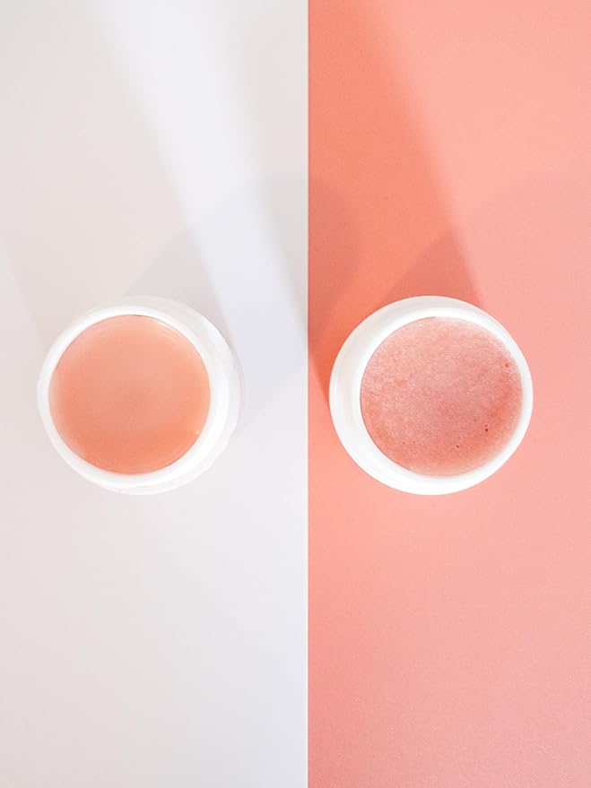 100% Natural Lip Balm and Lip Scrub Duo - Intensive Lip Care Therapy for Dry and Chapped Lips - Made with Cranberry Butter - 100% Vegan-VeraVaultWomen