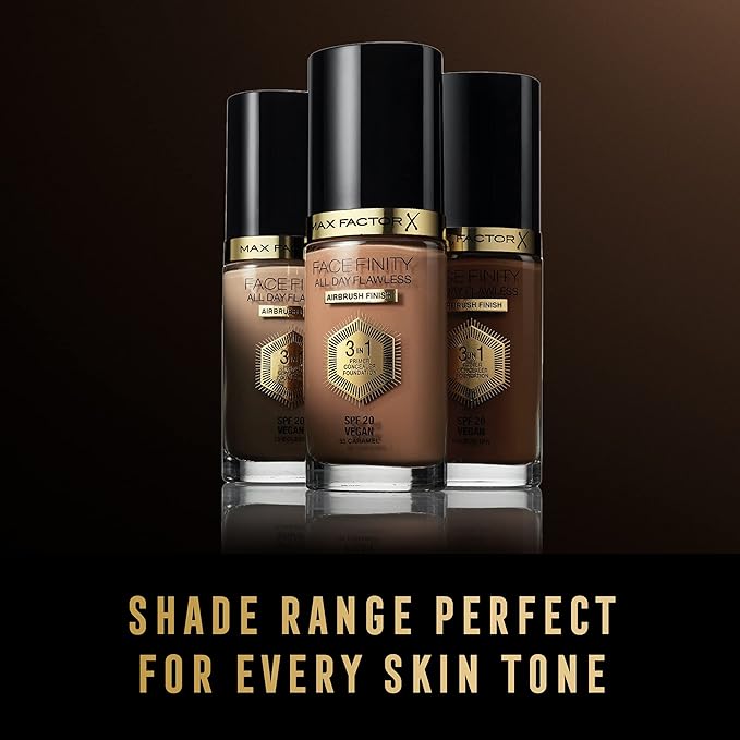 Max Factor Facefinity 3-in-1 All Day Flawless Foundation, SPF 20, Ganache, 30ml-VeraVaultWomen