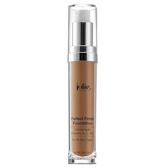 Jolie Perfect Finish Liquid Foundation Makeup SPF 15 Oil Free (DW1)-VeraVaultWomen