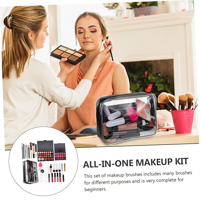 1 Set women's makeup set Eyebrow Pencil All-in-one Makeup Kit Makeup Multi- Makeup Kit Professional Foundation Cosmetics Supplies One-piece student mascara-VeraVaultWomen