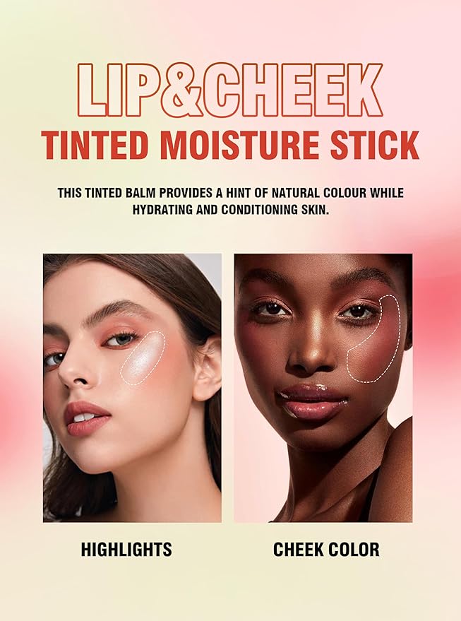 Beauty Balm Serum Boosted Skin Tint – Hydrating Tinted Moisturizer, Lightweight Solid Tinted Foundation Blush Stick for Flawless, Sheer to Medium Coverage, Radiant & Dewy Finish-VeraVaultWomen