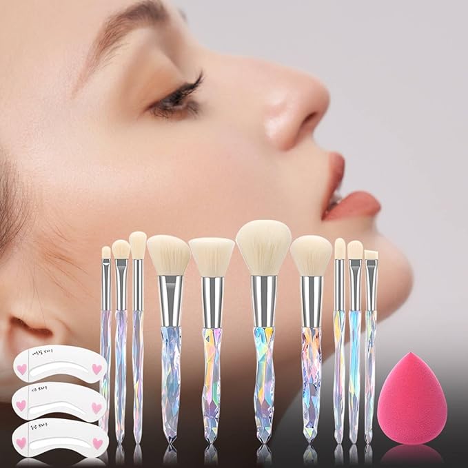 Makeup Kit for Women Full Kit, All in One Makeup Sets for Teens Girls Beginner Gift, Includes Eyeshadow Palette, Liquid Foundation, Concealer, Lip Gloss, Mascara, Powder Puff-VeraVaultWomen
