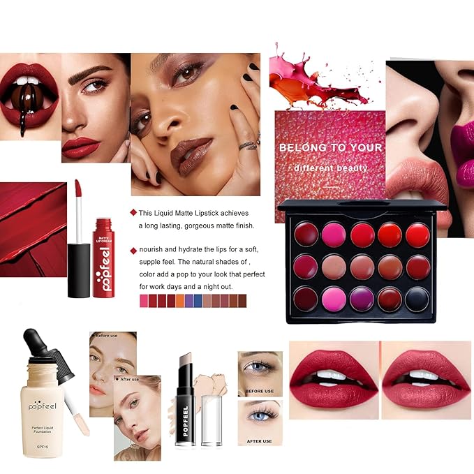 Makeup Kit for Women Full Kit, 26PCS Multi-Purpose Makeup Kit All-in-One Makeup Gift Set Makeup Essential Starter Kit, Compact and Lightweight Design for Girls, Women-VeraVaultWomen