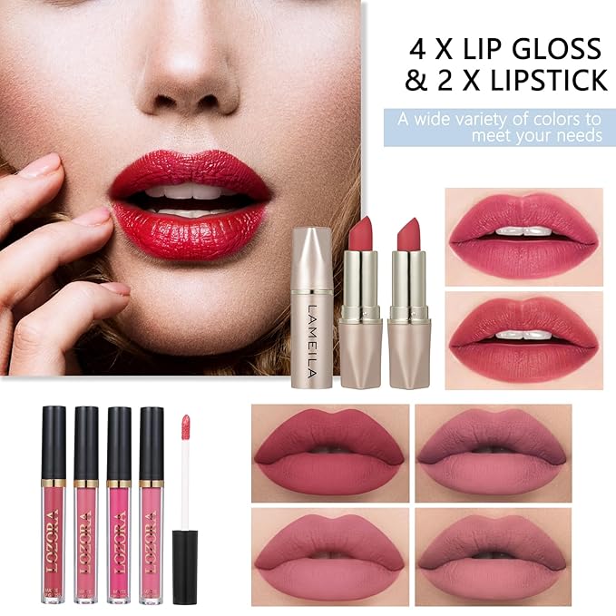 Makeup Kit Full Kit for Women Makeup Kit Full Kit for Teenagers Eyeshadow Palette Lip Gloss Foundation Mascara Eyeliner Cosmetic Brushes Cosmetic Bag etc. (20Middle)-VeraVaultWomen