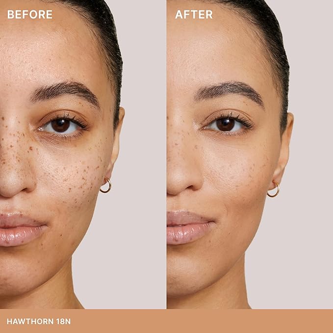 ILIA - Skin Rewind Complexion Stick - Foundation + Concealer + Skincare | Non-Toxic, Vegan, Cruelty-Free, Clean Makeup (18N - Hawthorn, 0.35 oz | 10 g)-VeraVaultWomen