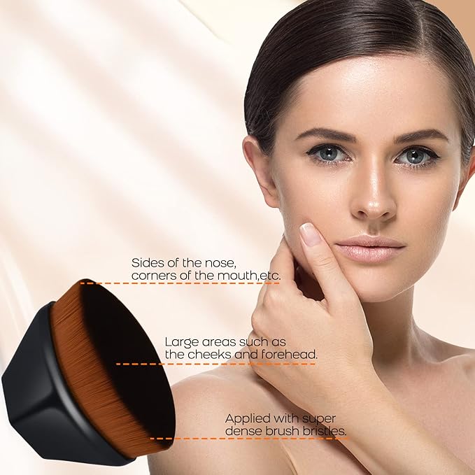 Makeup Kit for Women Included 2 Phoera Foundation SPF 20+ 30ml Matte Oil Control, 2 Kabuki Makeup Brushes, Phoera Primer, Powder Foundation, 2 Makeup Sponges (101 Porcelain + 102 Nude)-VeraVaultWomen