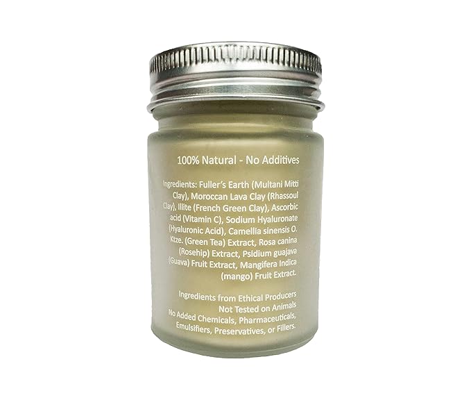 100% Natural Vitamin C Clay Exfoliating Face Mask 60g All Clay & No Water …-VeraVaultWomen