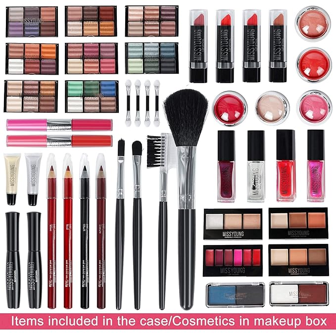102 Colors Professional make up set, All in one makeup kit for women full kit, Cosmetics teenagers, Makeup palette-VeraVaultWomen