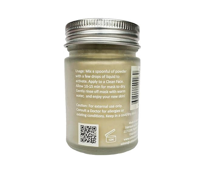100% Natural Vitamin C Clay Exfoliating Face Mask 60g All Clay & No Water …-VeraVaultWomen