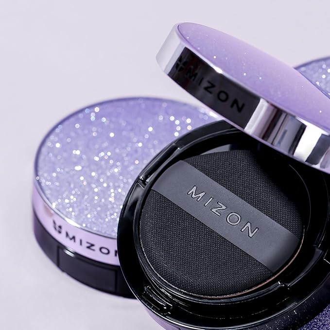 MIZON Vegan Collagen Cushion (15g/ 0.52 oz x 2 ea) Healthy and glowing look, Medium coverage compact with SPF38 PA++ Protection, Skincare and makeup INCLUDES REFILL (#21 Light Beige)-VeraVaultWomen