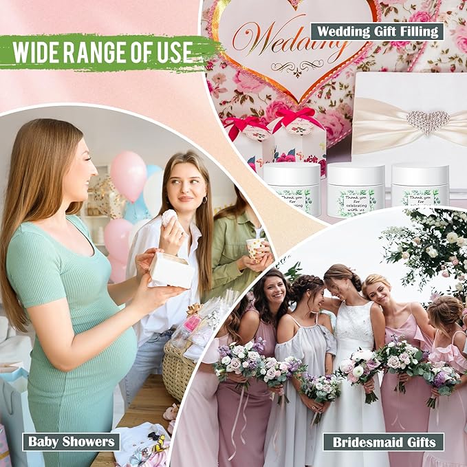 12 Pcs Thank You Lip Sleeping Mask Bulk Bridal Shower Gifts for Guests Thank You for Celebrating with Us Lip Mask Moisturize Nourish for Wedding Bridal Shower Favor Christmas Gift(Eucalyptus)-VeraVaultWomen