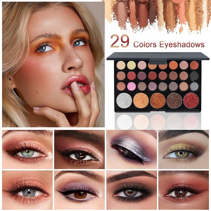 Makeup Kit for Women Full Kit, TooAemiS Professional Makeup Kit for Teens or Adult, All in One Makeup Sets Include Eyeshadow Palette Lipstick Concealer Foundation Mascara Loose Powder Etc-VeraVaultWomen
