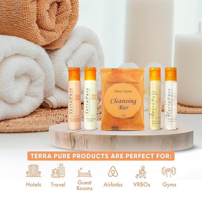 Terra Pure Wild Citrus | 1 oz. Liquids and 1 oz. Bar Soaps | 1-Shoppe All-In-Kit-VeraVaultWomen
