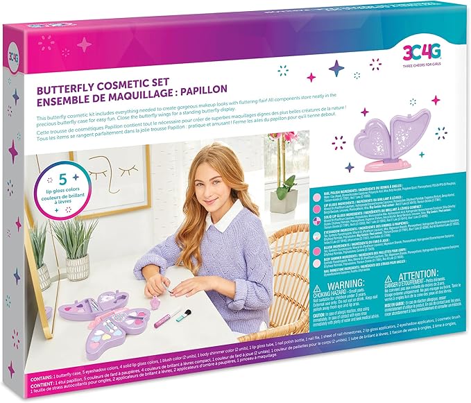 Make It Real Butterfly Cosmetic Set-VeraVaultWomen