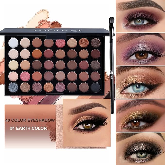 Makeup Kit for Women Full Kit, All in One Makeup Gift Set, Make up Kits for Beginners and Professionals - Eyeshadow Palette, Liquid Lipstick, Mascara, Blush, Eyeliner, Foundation, Brush-VeraVaultWomen