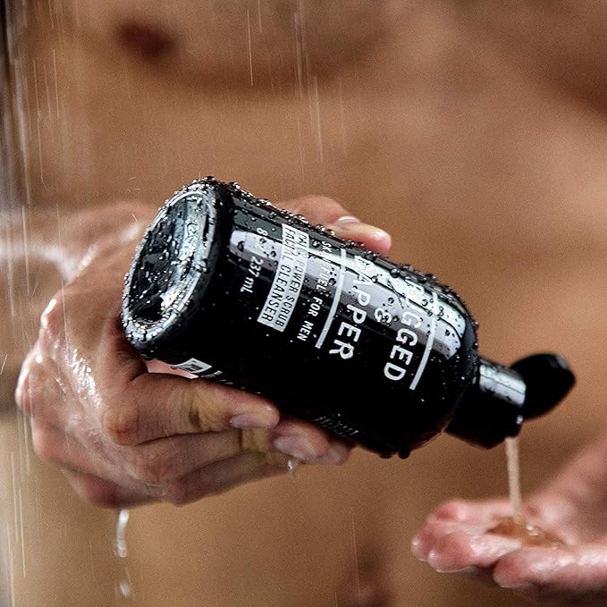 Premium Daily Power Scrub | 8 oz | Exfoliating Mens Face Wash | Deep Cleans + Prevents Breakouts | Face Wash Men's | Natural Ingredients | Made in USA-VeraVaultWomen